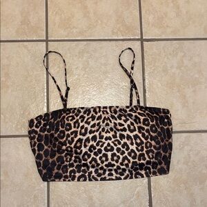 SHEIN Leopard Print Crop Top
